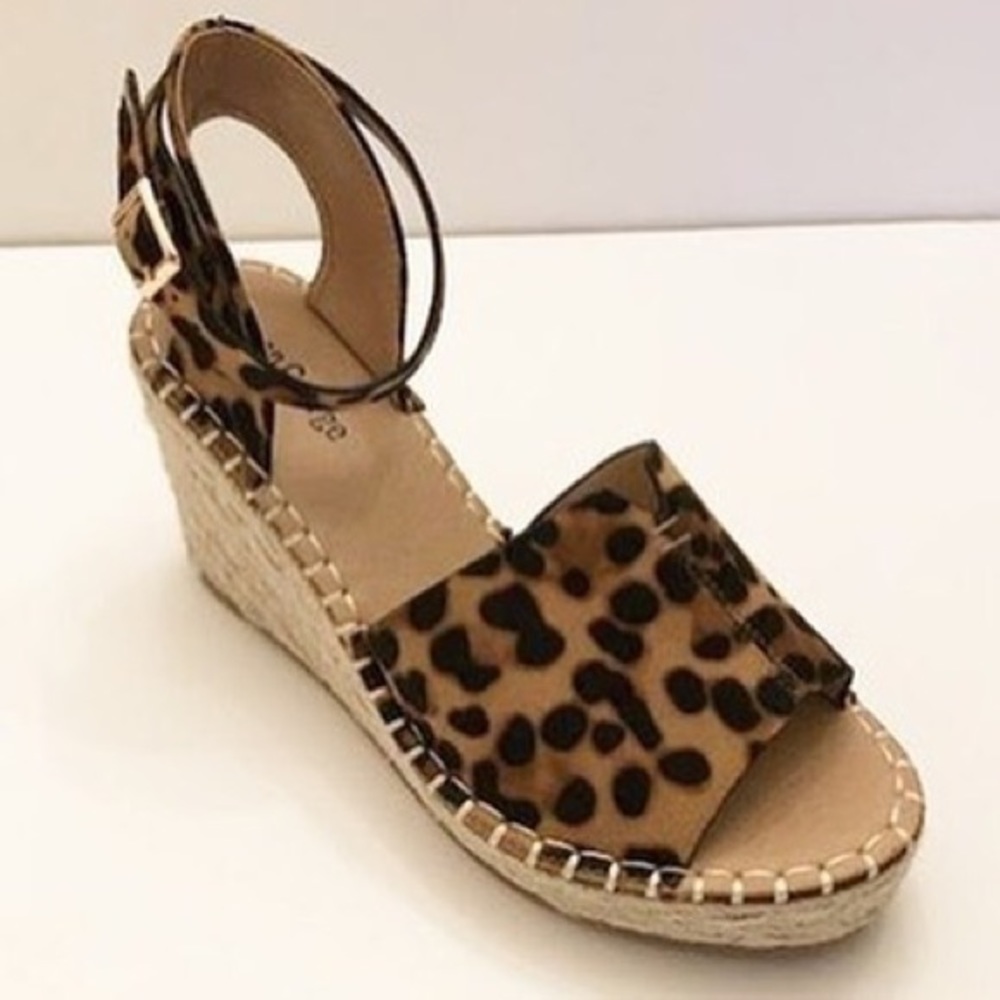 Leopard Print Espadrille Wedges *PRICE IS FIRM*